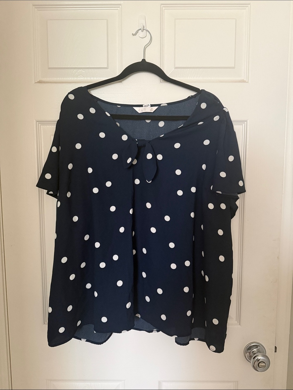 Lauren conrad polka dot blouse